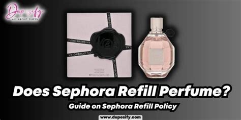 does sephora refill cologne bottles